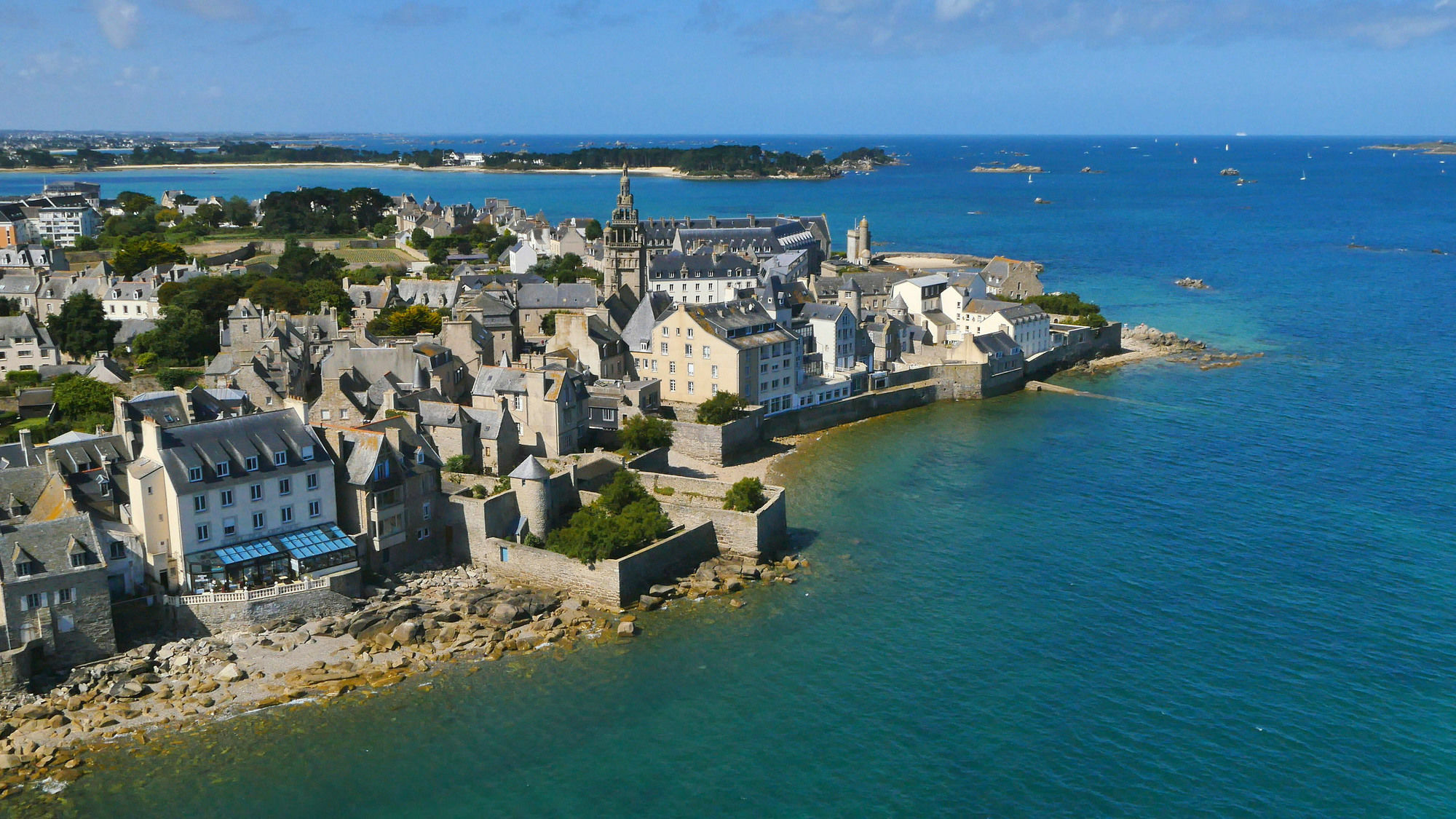 Relais & Chateaux Le Brittany & Spa Roscoff Bagian luar foto